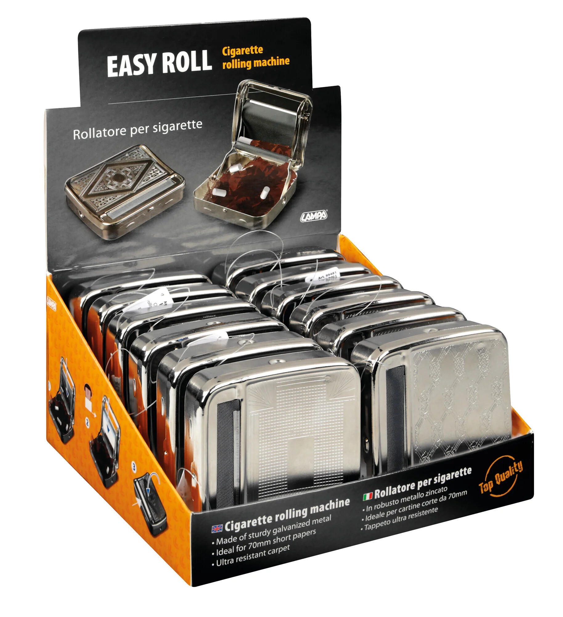 Easy Roll, Rollatore per sigarette [Confezione da 12]