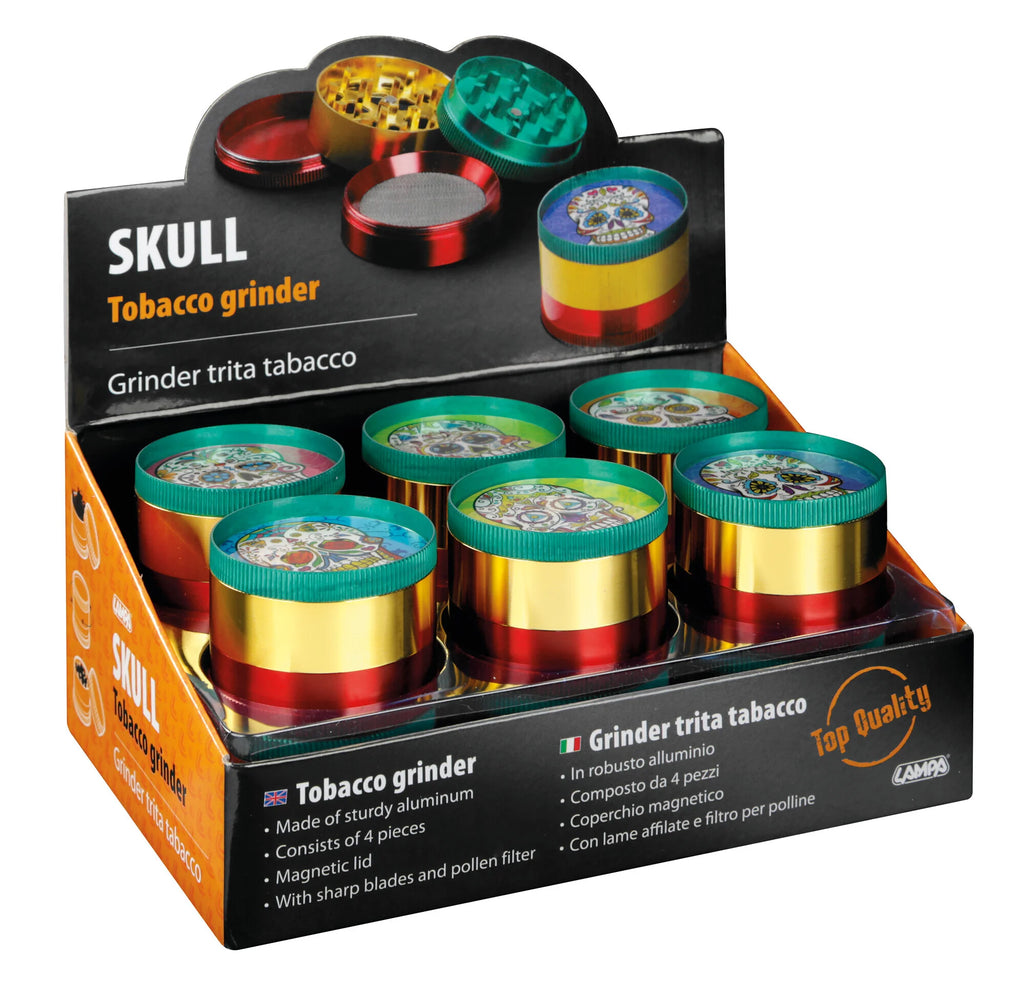 Skull, grinder trita tabacco [Confezione da 12]