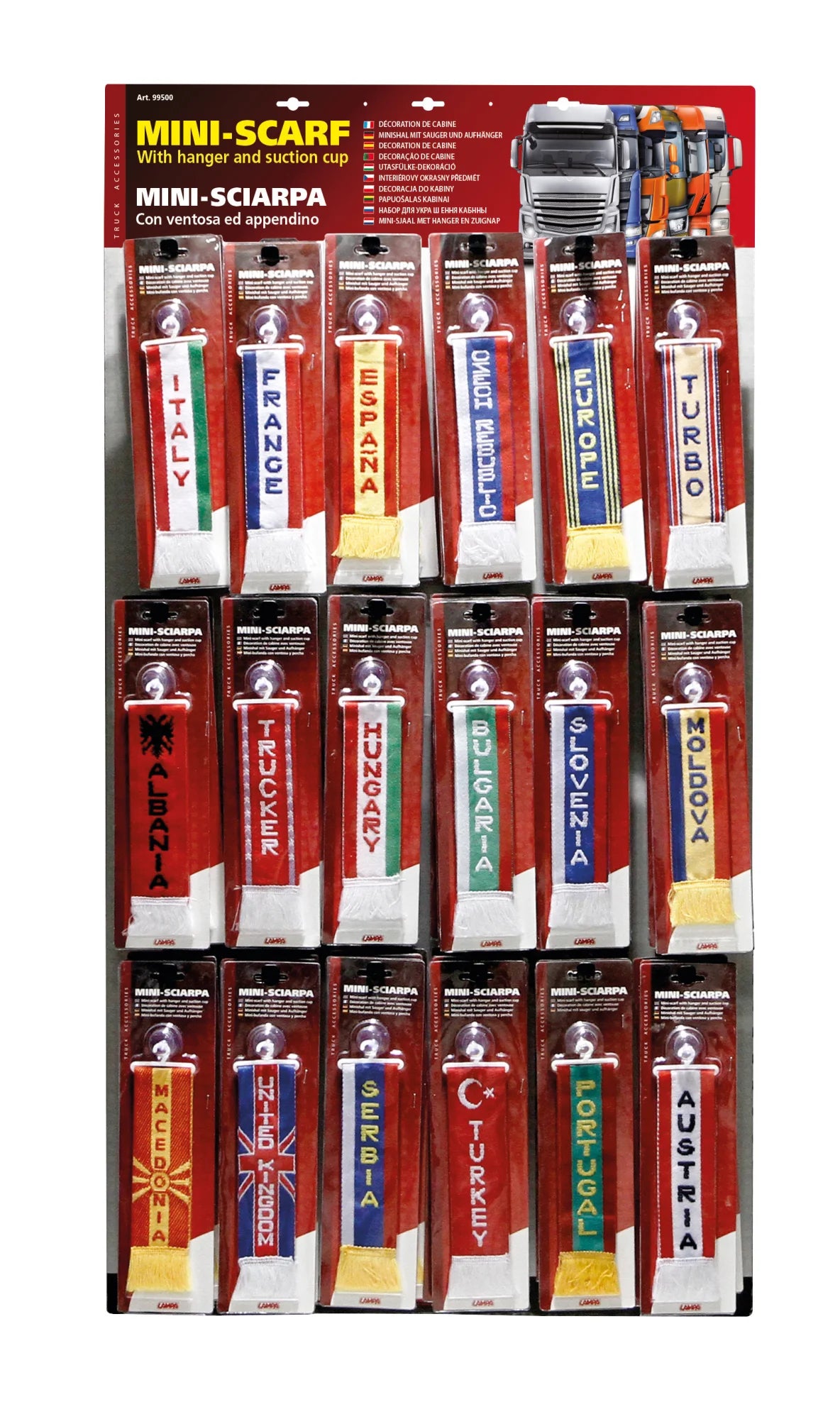 Mini-Sciarpa, display espositore vuoto