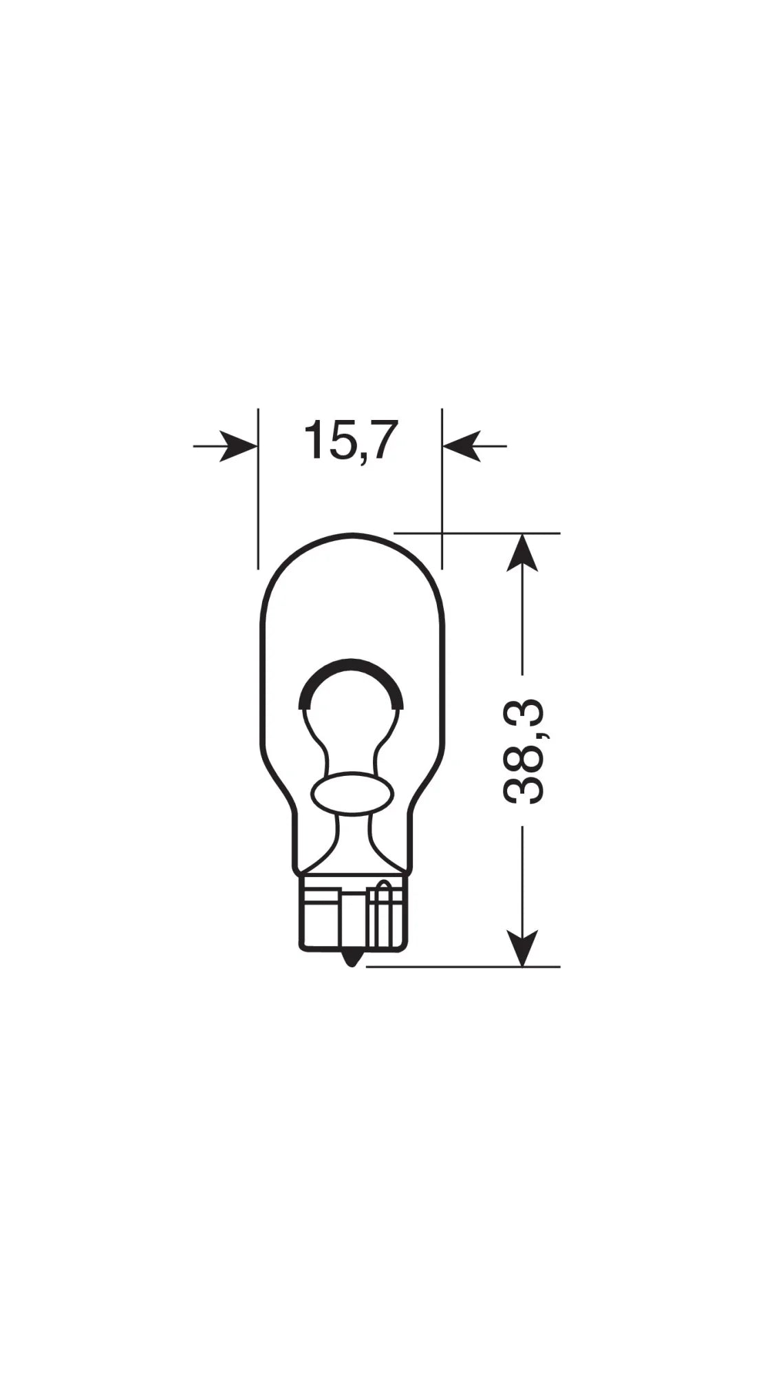 12V Original Line - W16W - 16W - W2,1x9,5d - 1 pz  - Sfuso [Confezione da 10]
