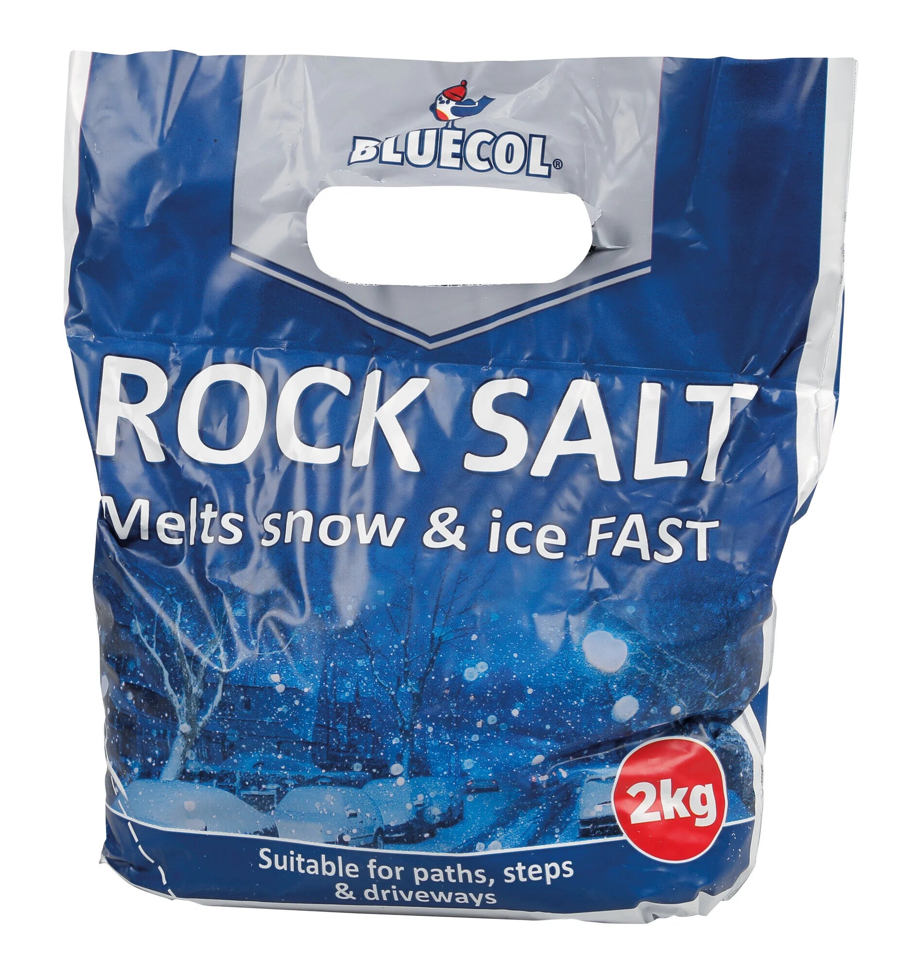 Bluecol Rock Salt, sale antighiaccio - 2 Kg