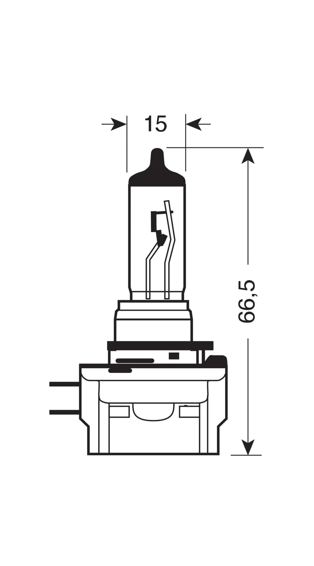 12V Original Line - H8B - 35W - PGJY19-1 - 1 pz  - Scatola