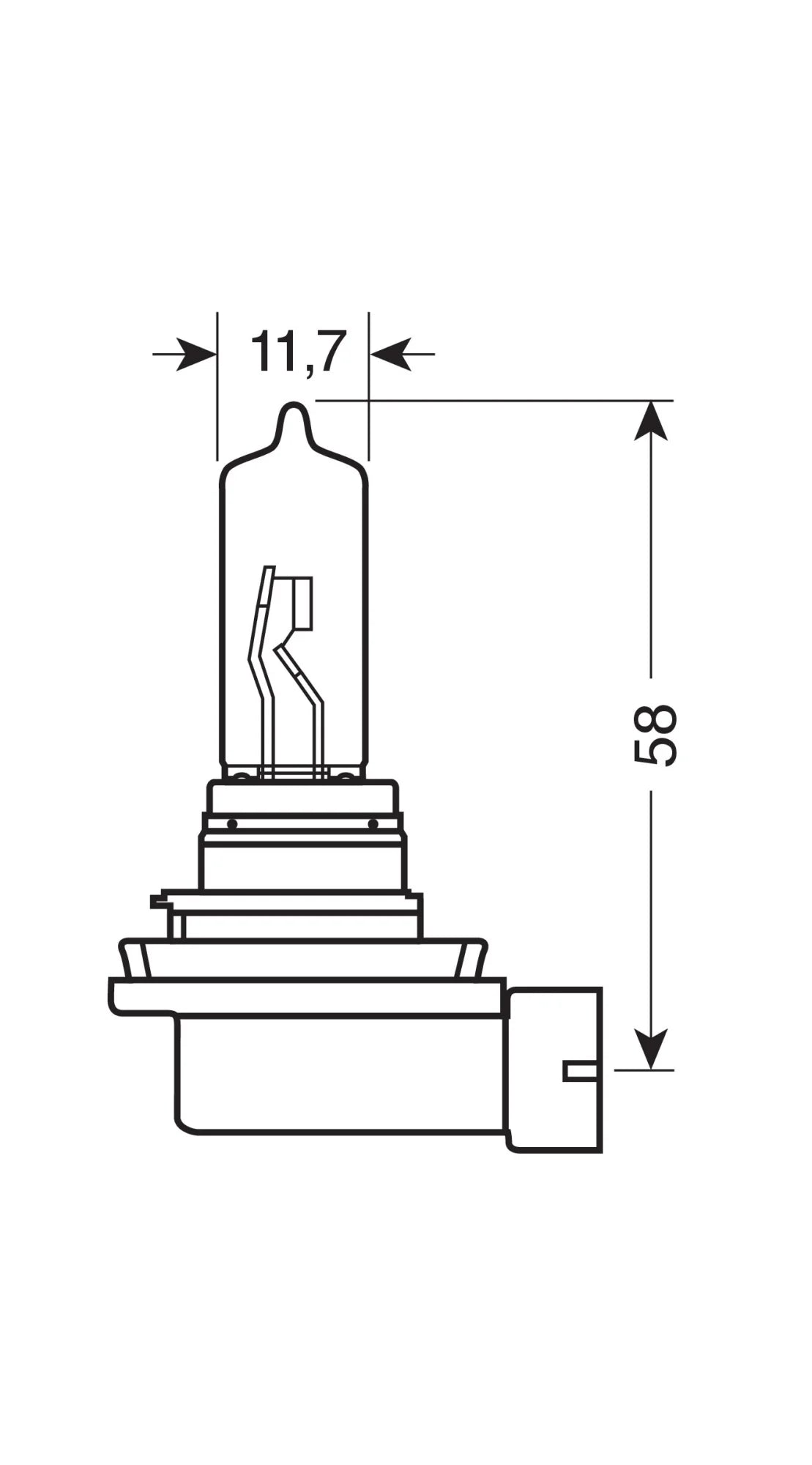 12V Lampada alogena Xenon Ice - H9 - 65W - PGJ19-5 - 2 pz  - Scatola