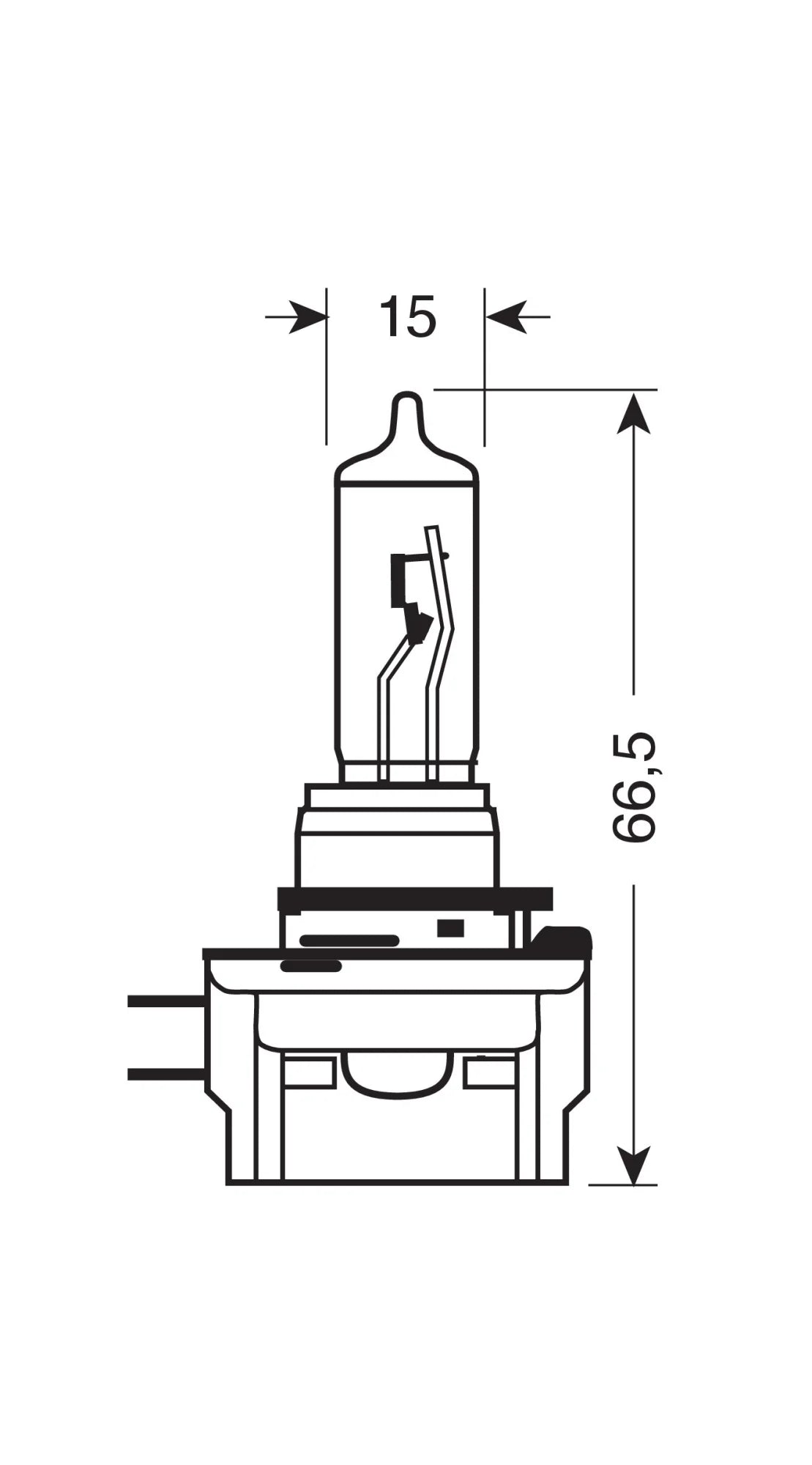 12V Original Line - H9B - 65W - PGJY19-5 - 1 pz  - Scatola