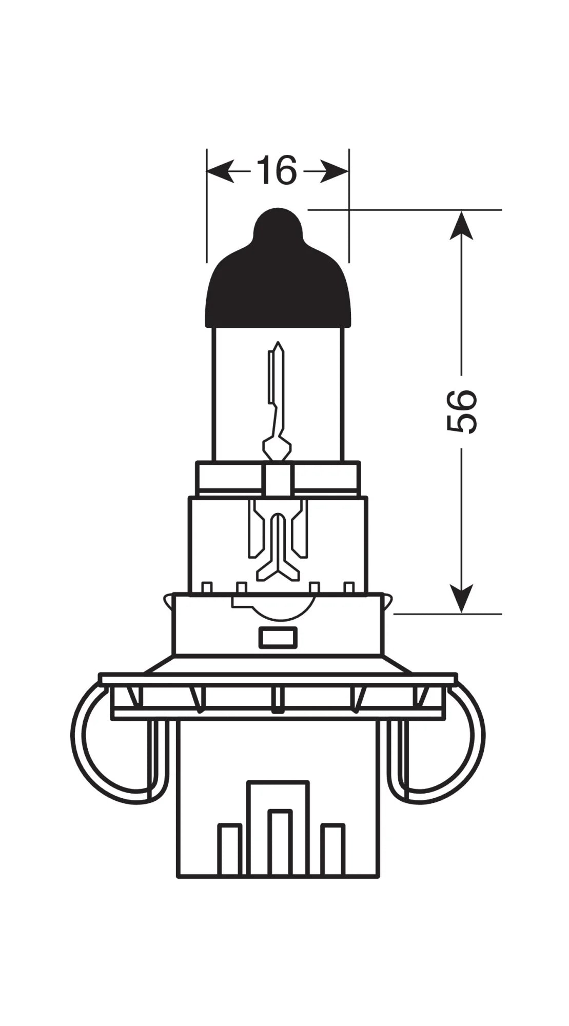 12V Original Line - H13 - 60/55W - P26,4t - 1 pz  - Scatola
