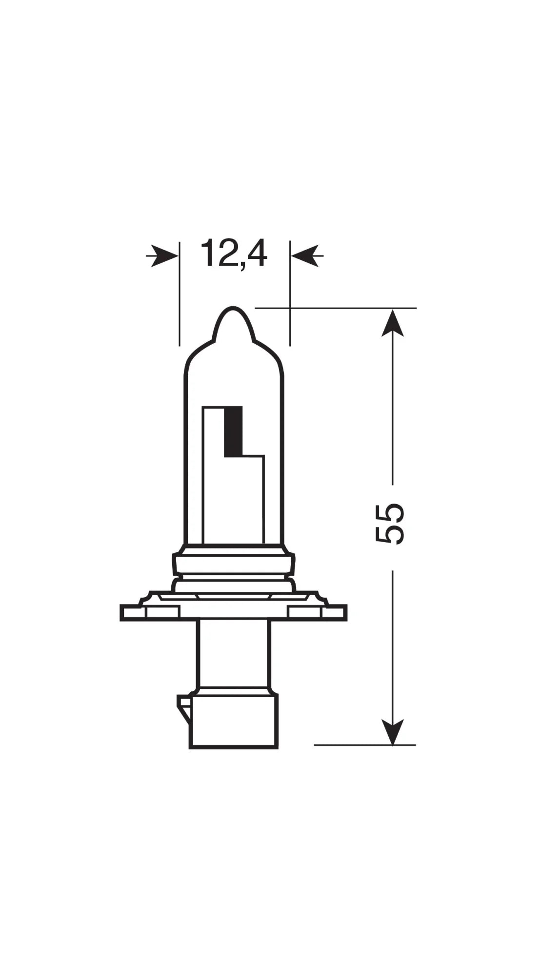 12V Original Line - HB3A - 60W - P20d - 1 pz  - Scatola