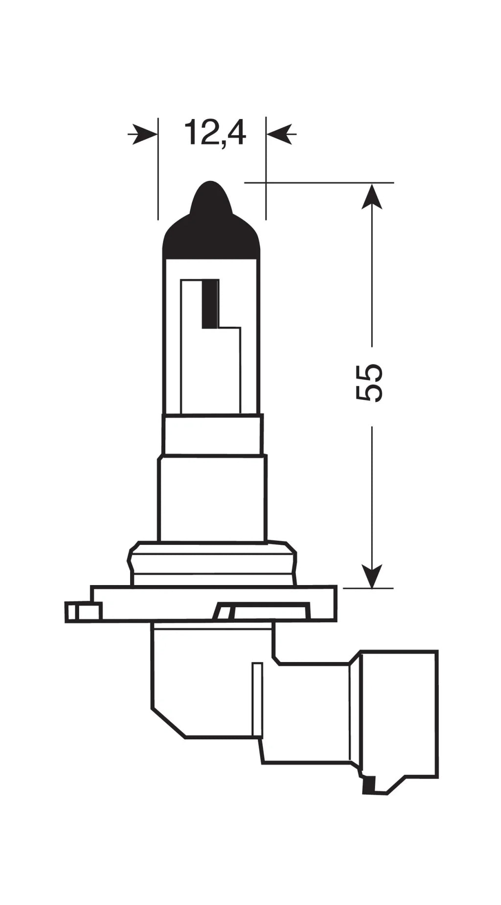 12V Original Line - HB4 - 51W - P22d - 1 pz  - Scatola