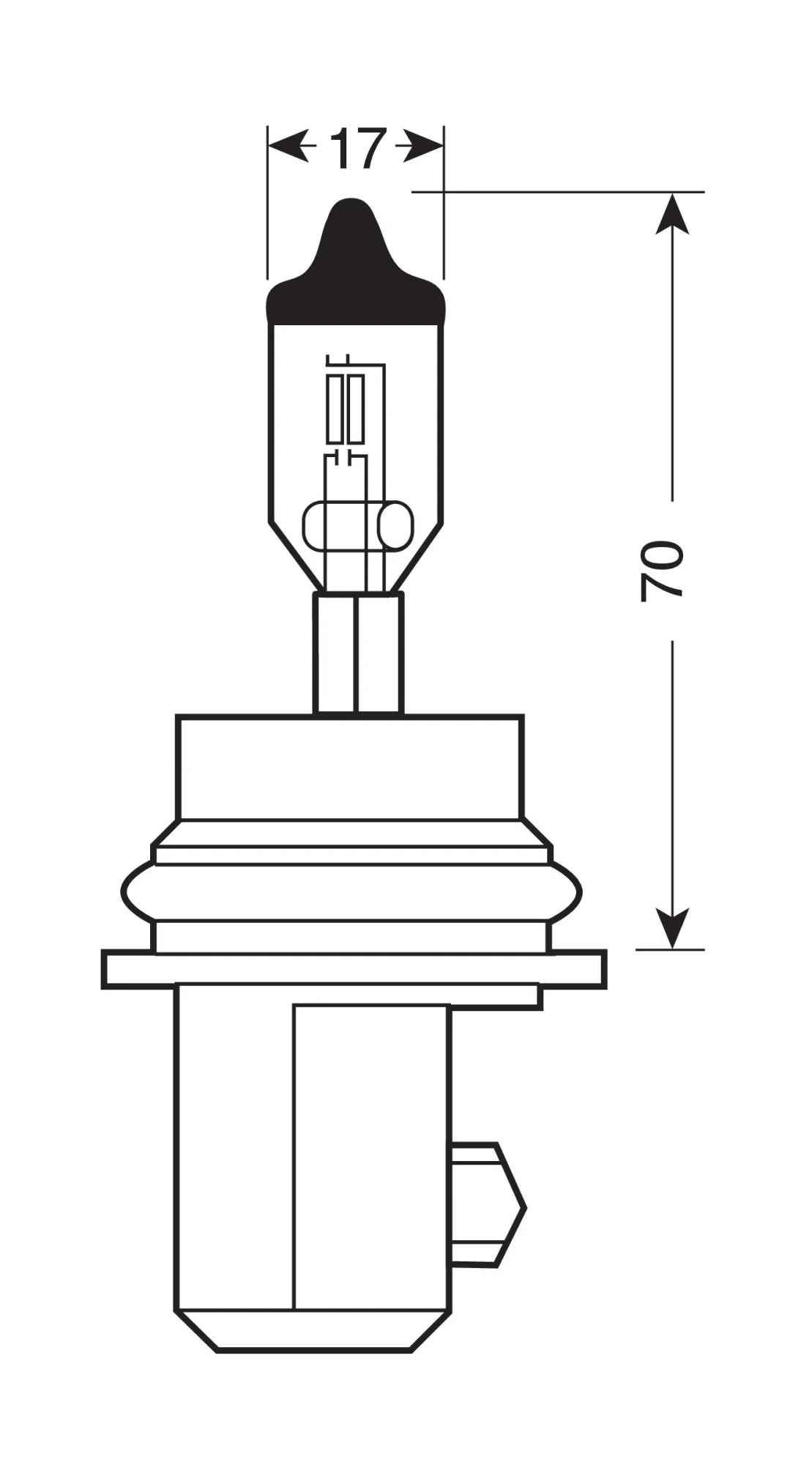 12V Original Line - HB5 - 60/55W - PX29t - 1 pz  - Scatola