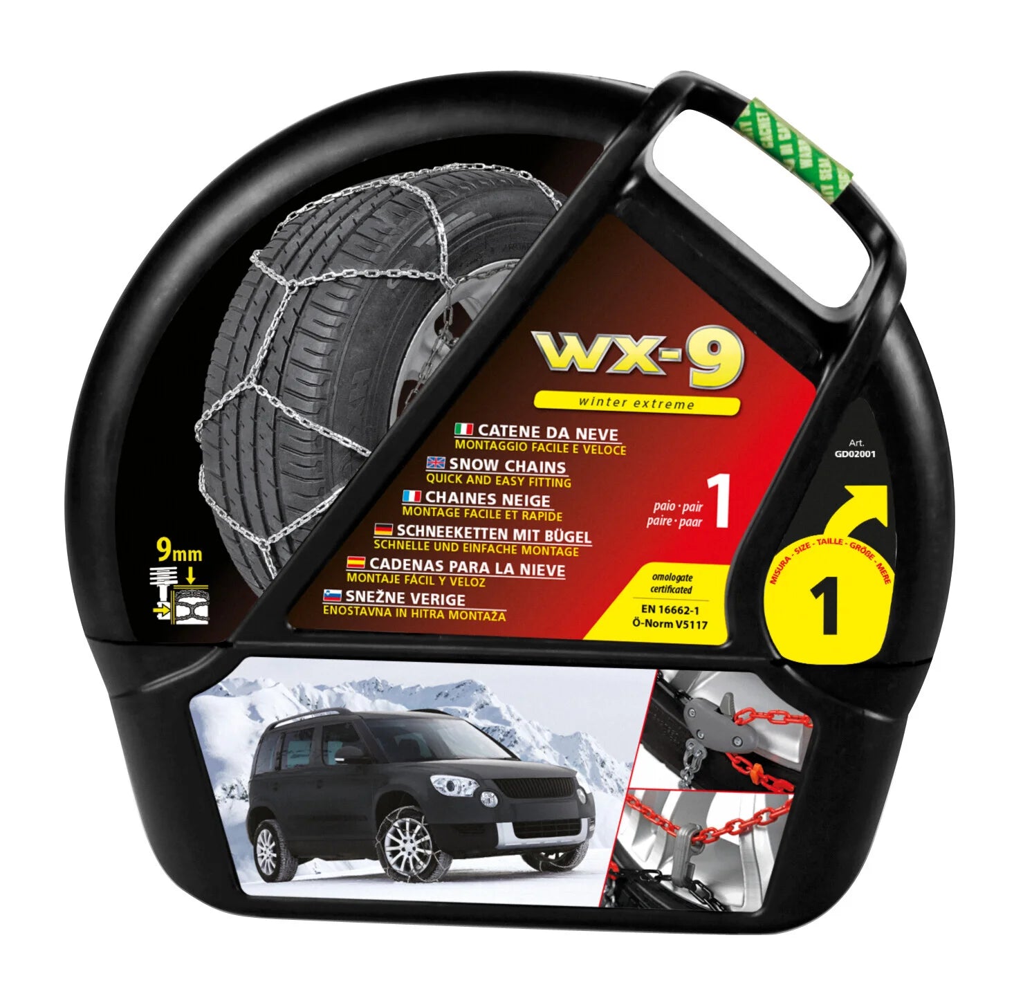 WX-9 - Winter Extreme, catene da neve autovetture - 1