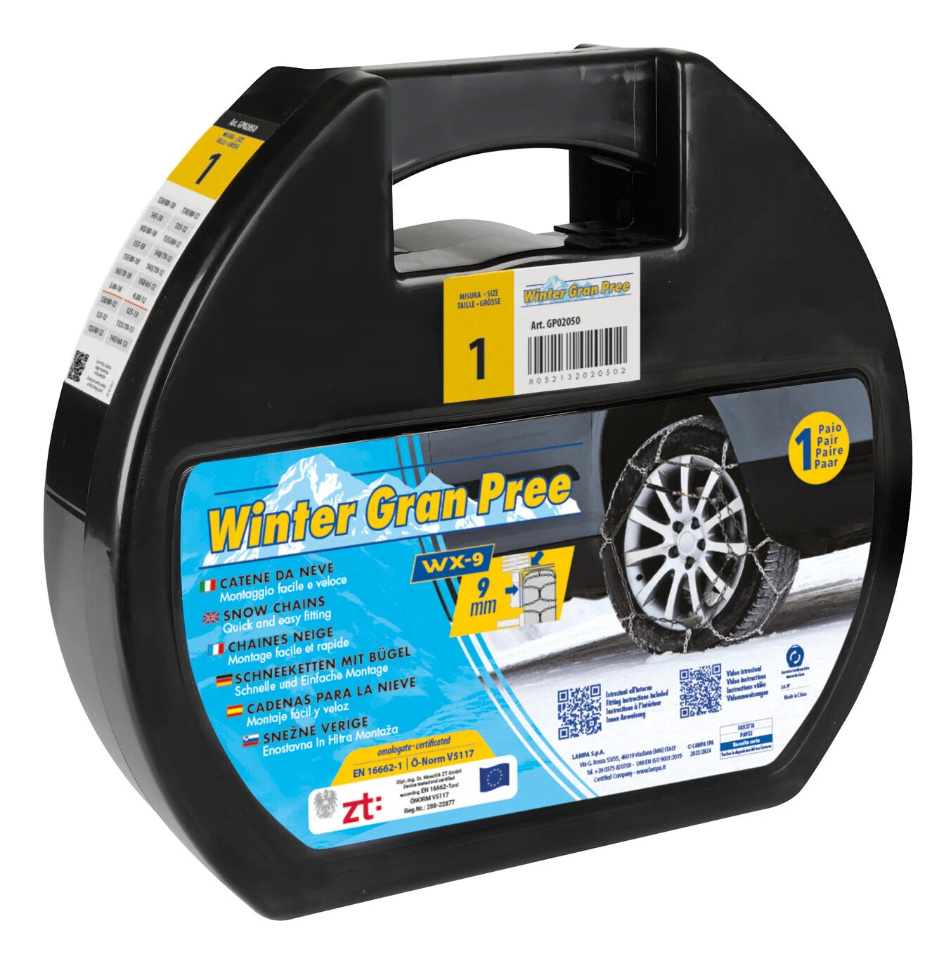 WX-9 - Winter Gran Pree, catene da neve autovetture - 1