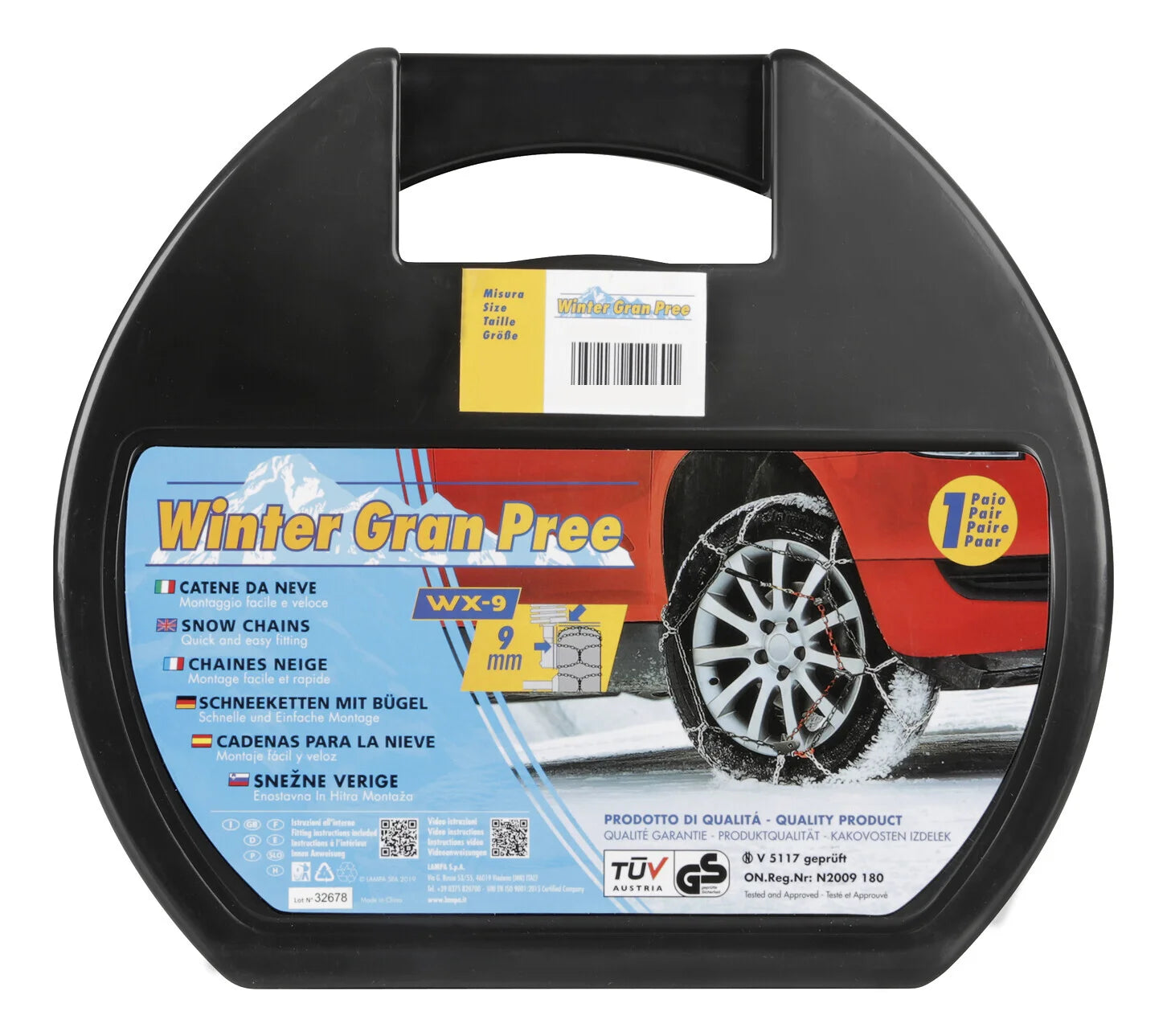 WX-9 - Winter Gran Pree, catene da neve autovetture - 14