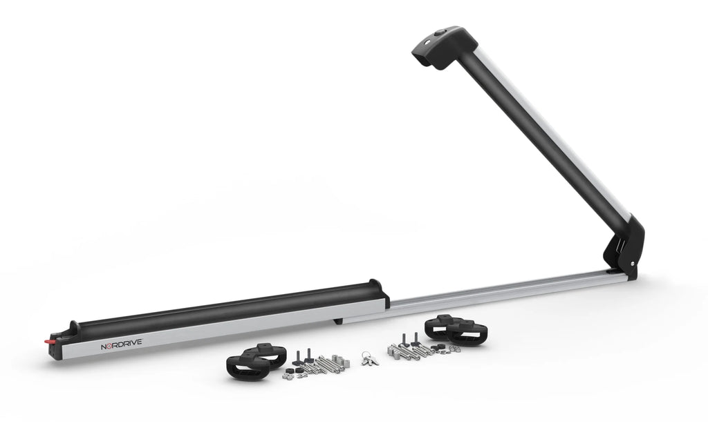 Pro-Slider EVO Aluminium PS-60, portasci per barre da tetto - Argento