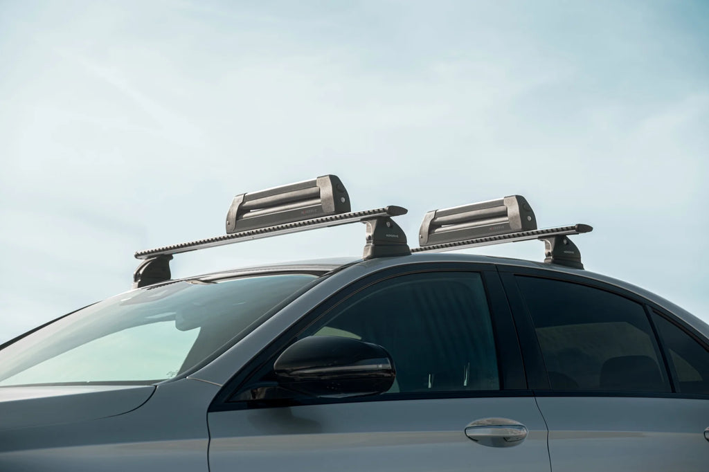 Nordic-King EVO aluminium NK-40, portasci per barre da tetto - Nero