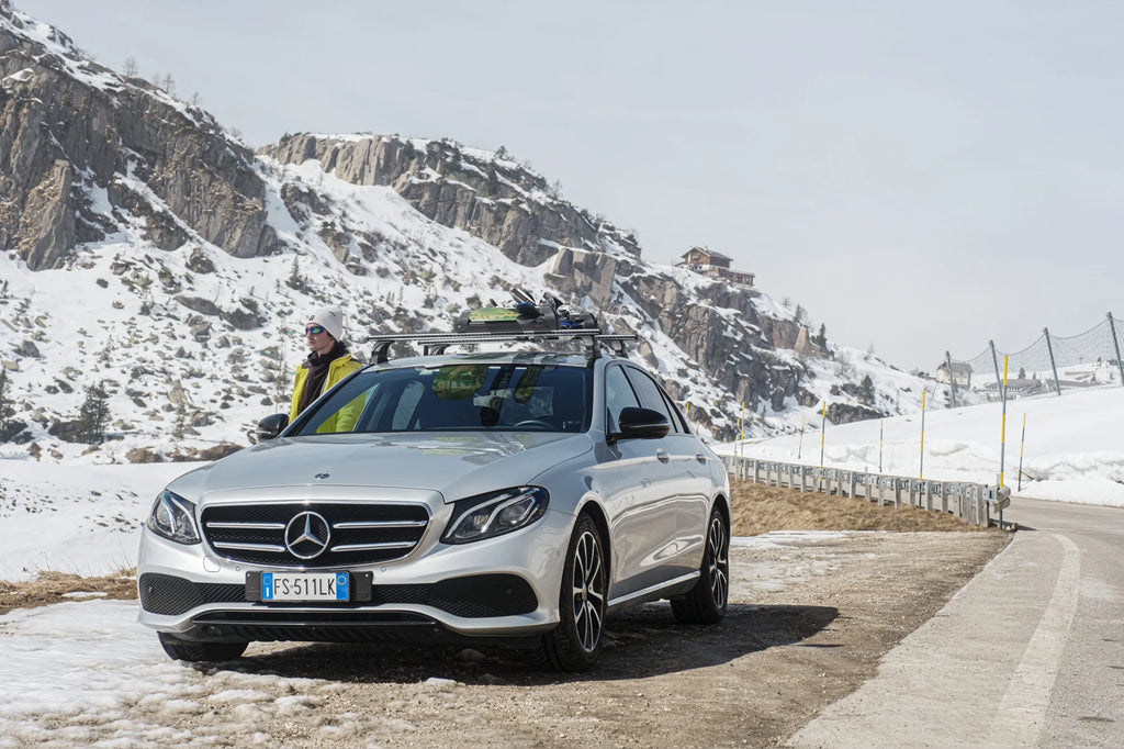 Nordic-King EVO aluminium NK-40, portasci per barre da tetto - Nero