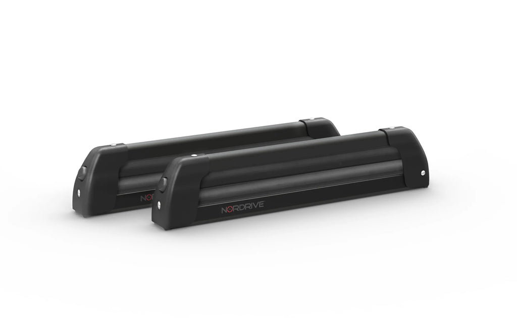 Nordic-King EVO aluminium NK-40, portasci per barre da tetto - Nero