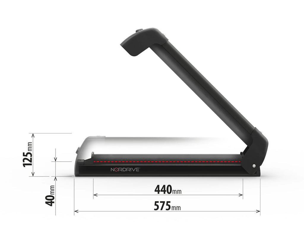 Nordic-King EVO aluminium NK-40, portasci per barre da tetto - Nero