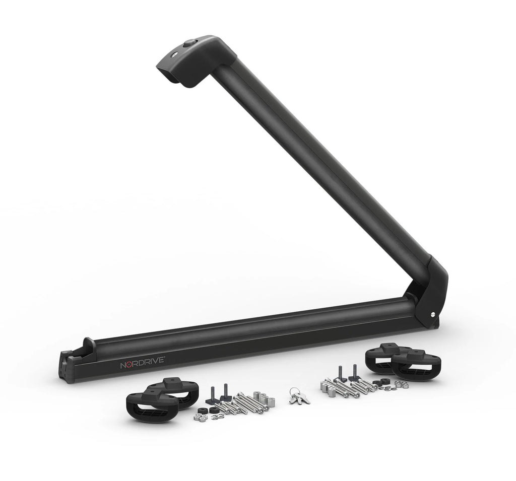 Nordic-King EVO aluminium NK-60, portasci per barre da tetto - Nero