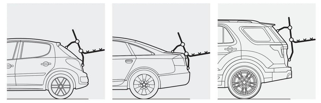 Pyro, portabiciclette posteriore - 3 bici