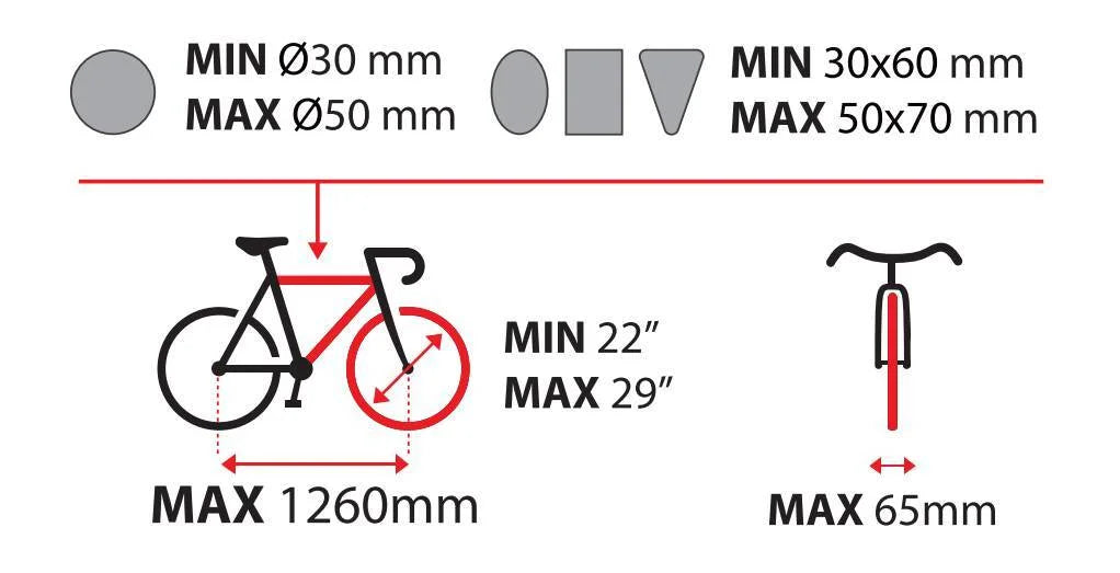 Elix 2, portabiciclette per gancio traino - 2 bici