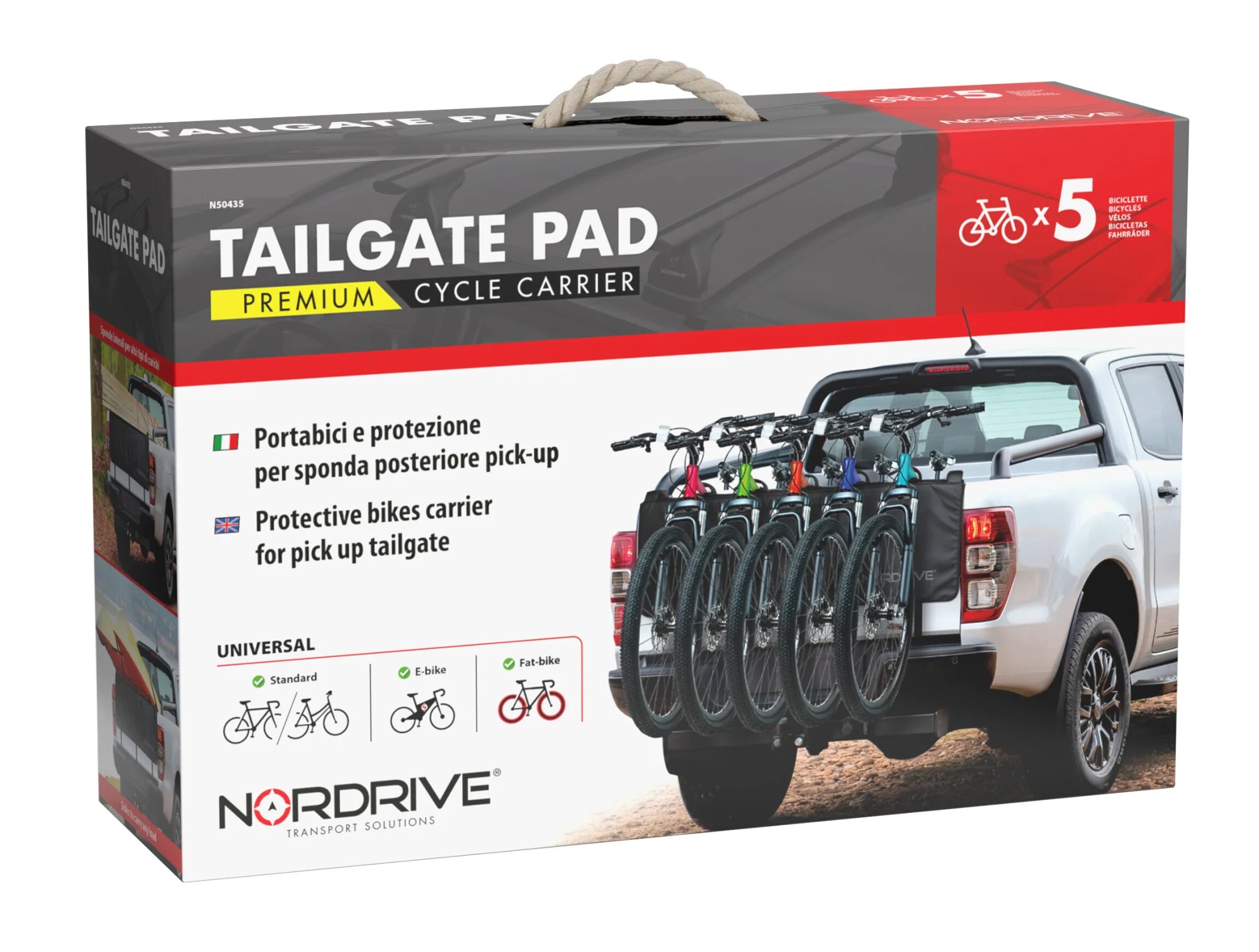 Tailgate Pad, portabici da portellone posteriore pick-up