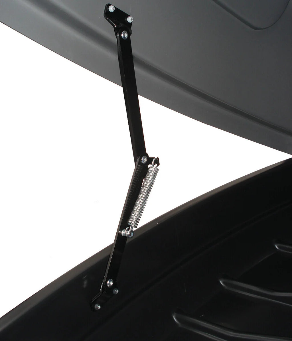 Box 330, box tetto in ABS, 330 litri - Grigio goffrato