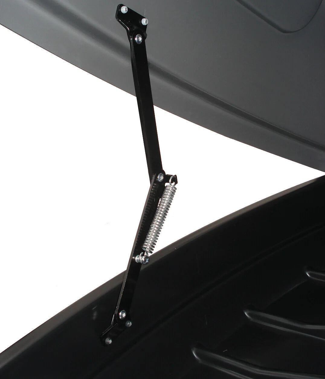 Box 330, box tetto in ABS, 330 litri - Grigio goffrato