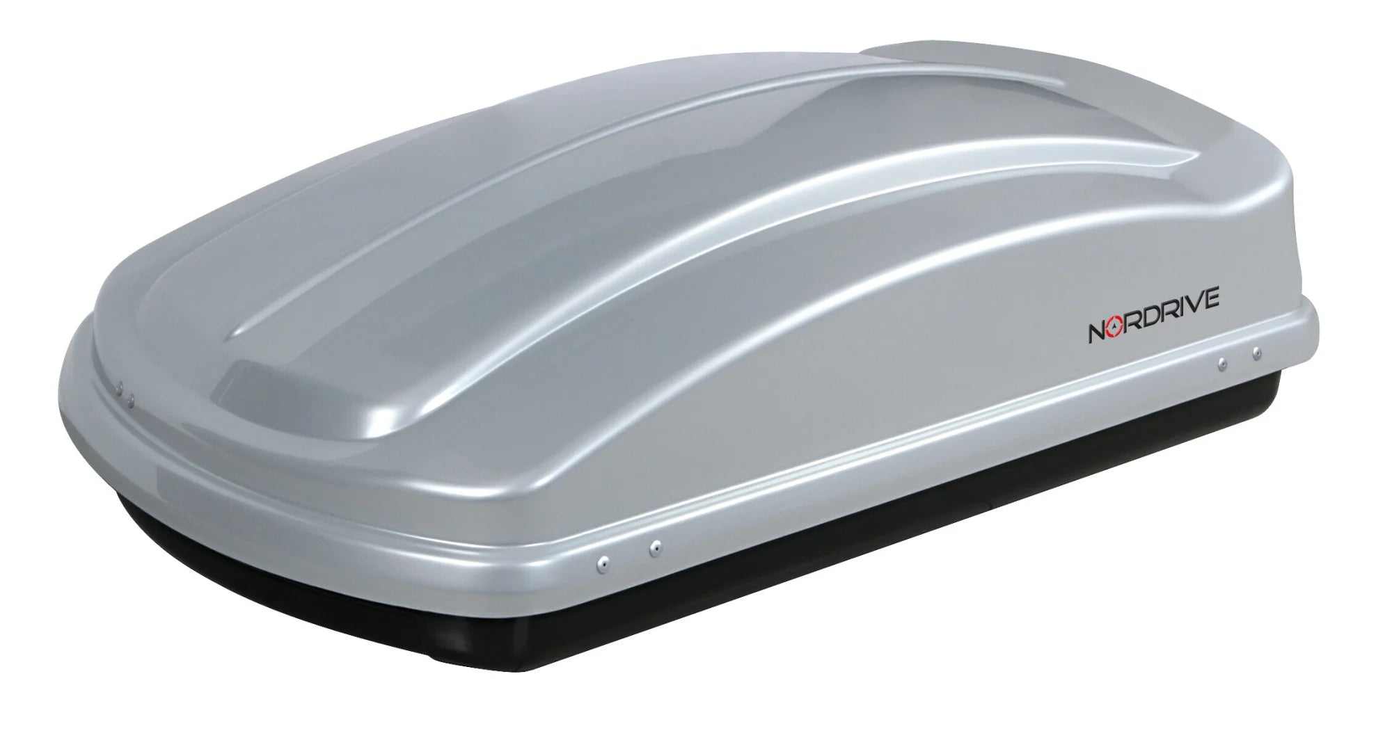 Box 330, box tetto in ABS, 330 litri - Argento lucido