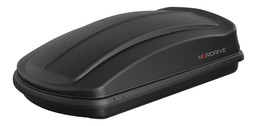 Box 330, box tetto in ABS, 330 litri - Nero goffrato