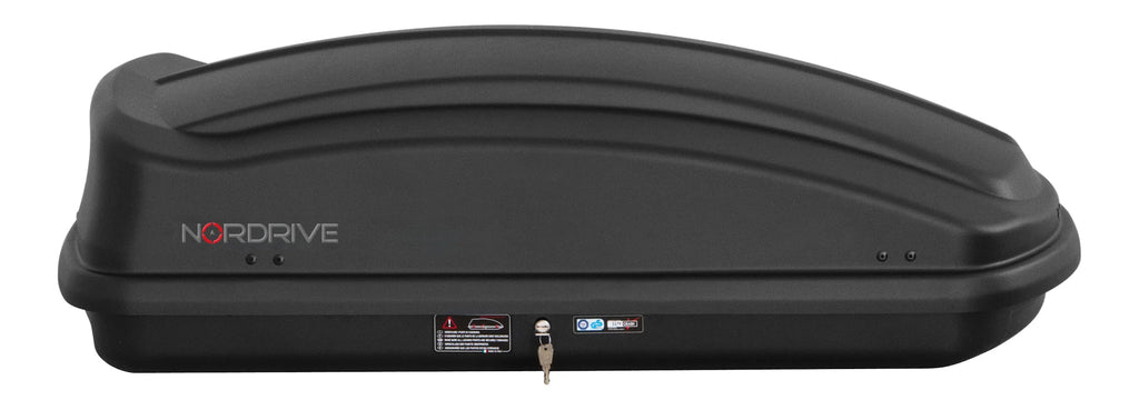 Box 330, box tetto in ABS, 330 litri - Nero goffrato