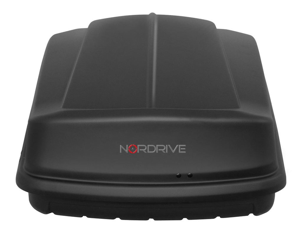 Box 330, box tetto in ABS, 330 litri - Nero goffrato