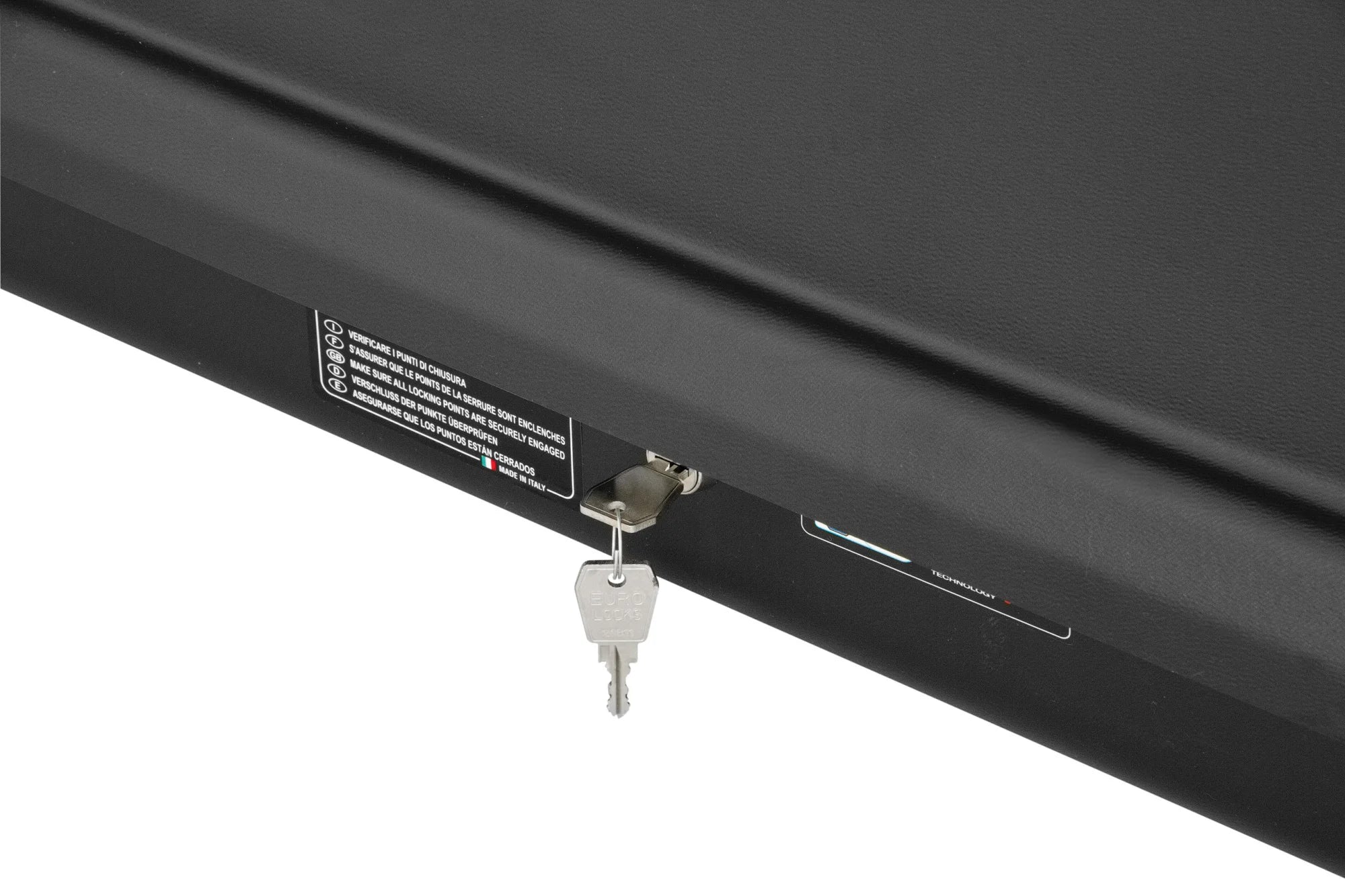 Box 330, box tetto in ABS, 330 litri - Nero goffrato