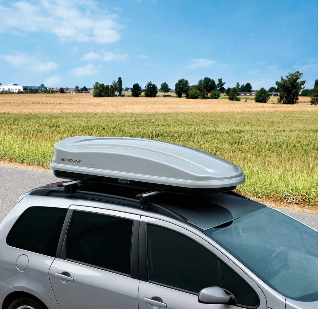 Box 430, box tetto in ABS, 430 litri - Argento lucido