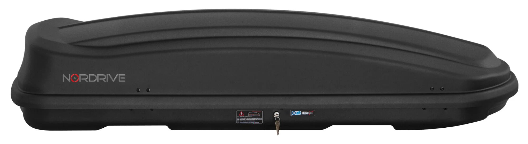 Box 430, box tetto in ABS, 430 litri - Nero goffrato