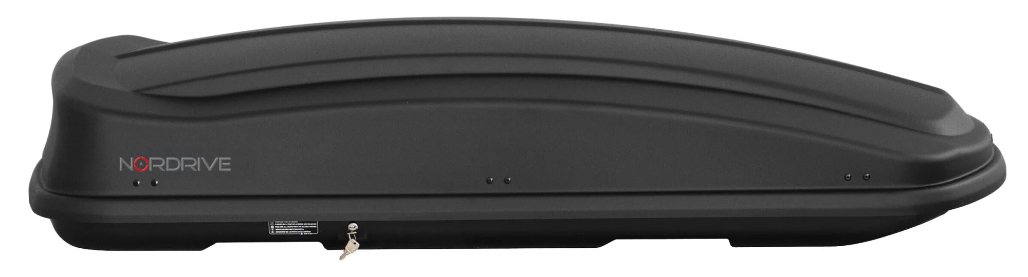 Box 530, box tetto in ABS, 530 litri - Nero goffrato