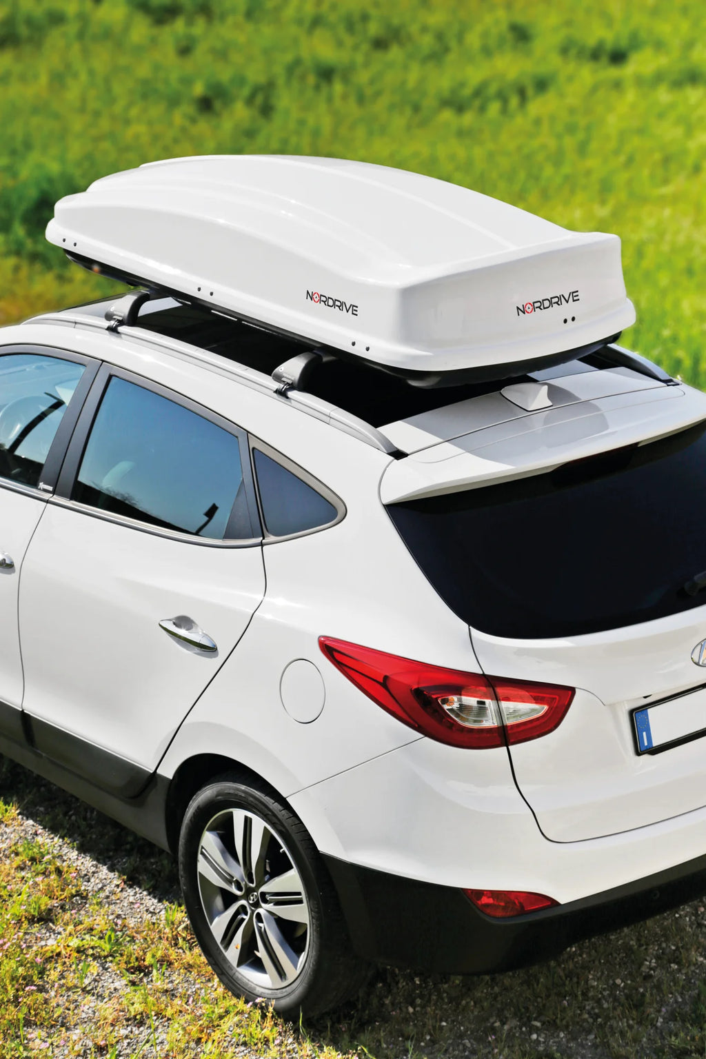 Box 530, box tetto in ABS, 530 litri - Bianco lucido