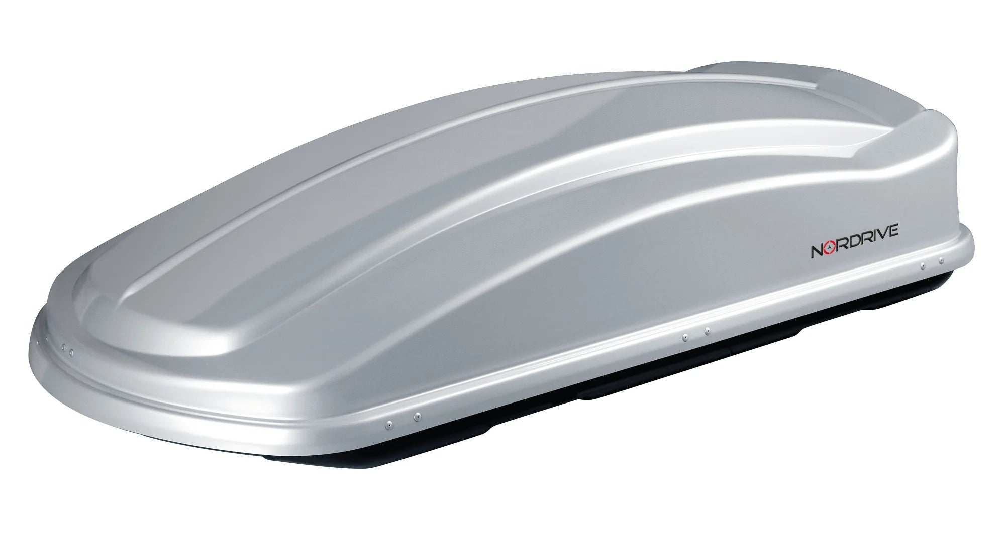 Box 630, box tetto in ABS, 630 litri - Argento lucido