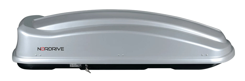 Box 630, box tetto in ABS, 630 litri - Argento lucido