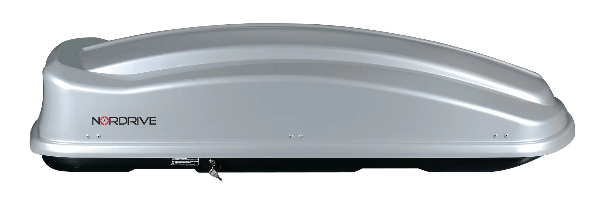 Box 630, box tetto in ABS, 630 litri - Argento lucido