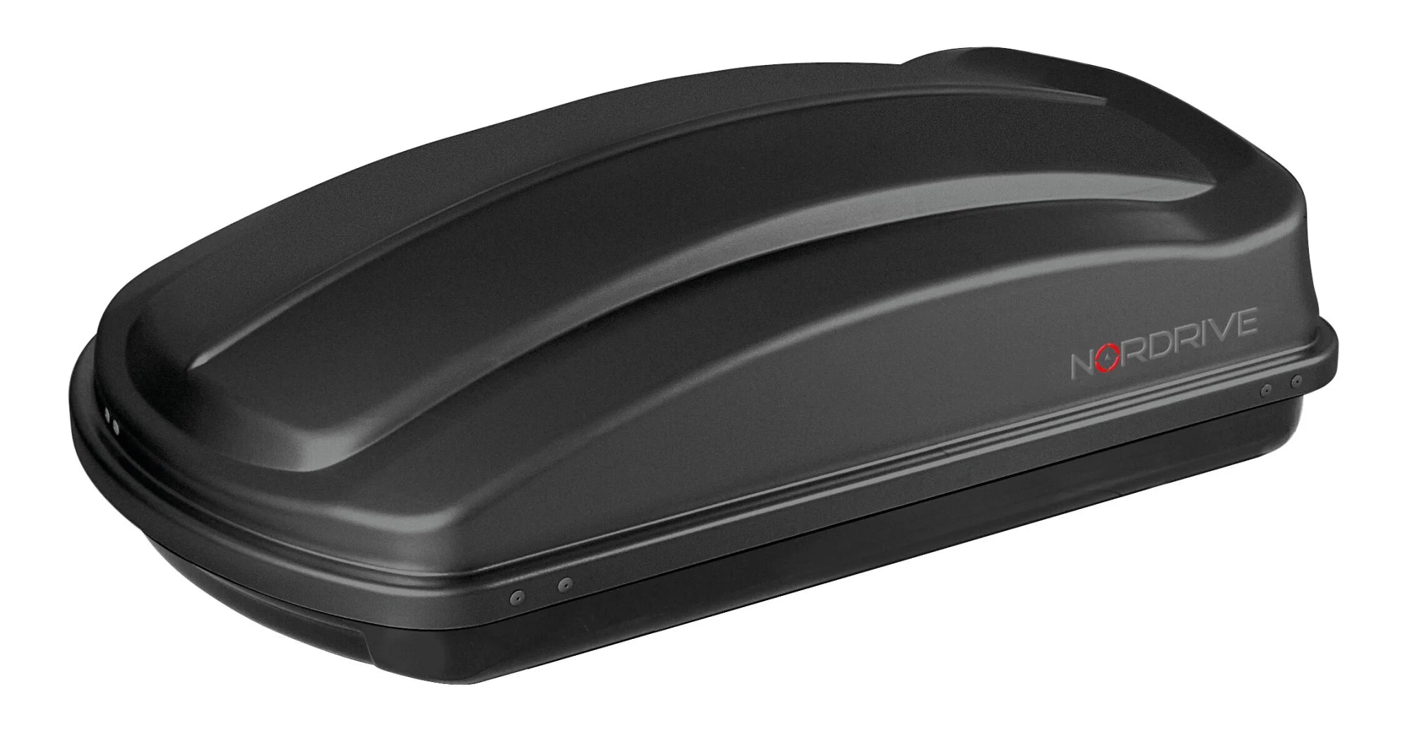 Box 333, box tetto in ABS, 333 litri - Nero goffrato