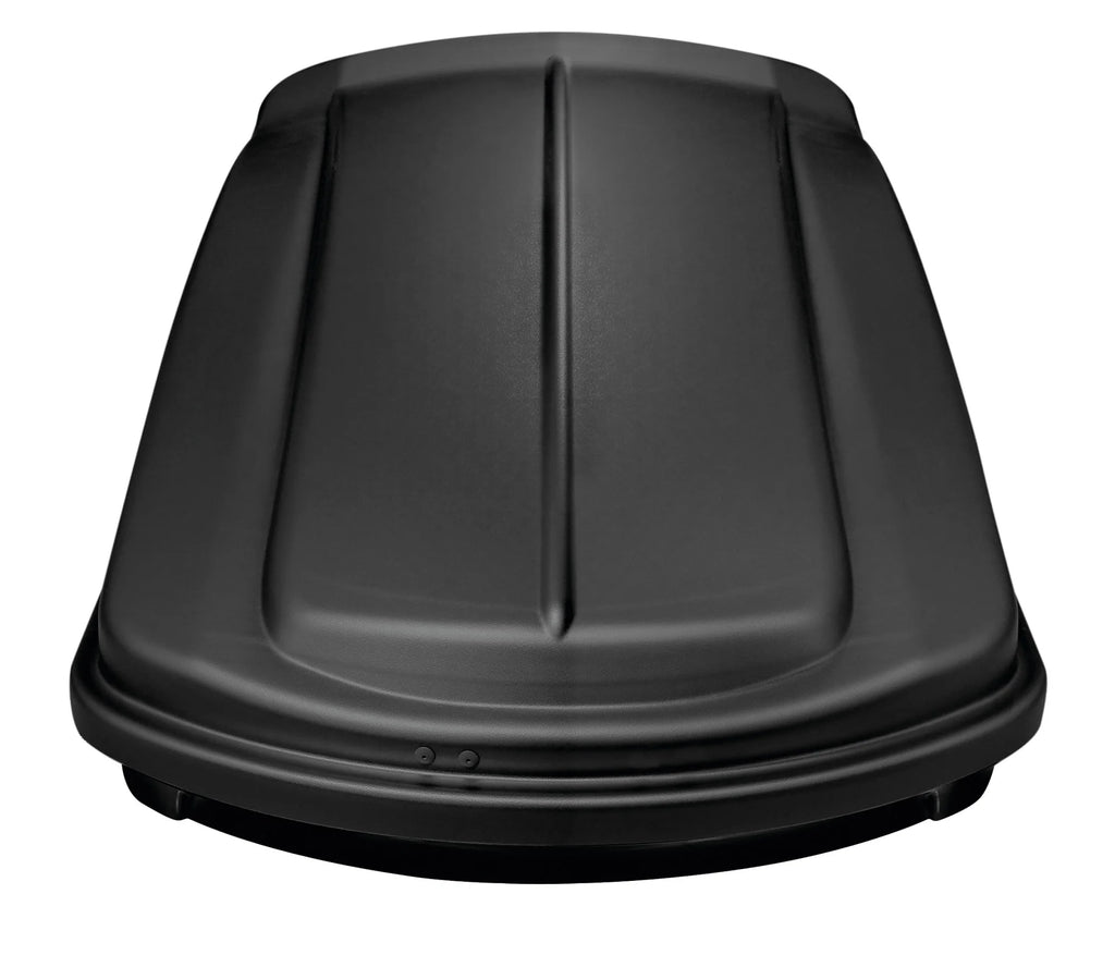 Box 333, box tetto in ABS, 333 litri - Nero goffrato
