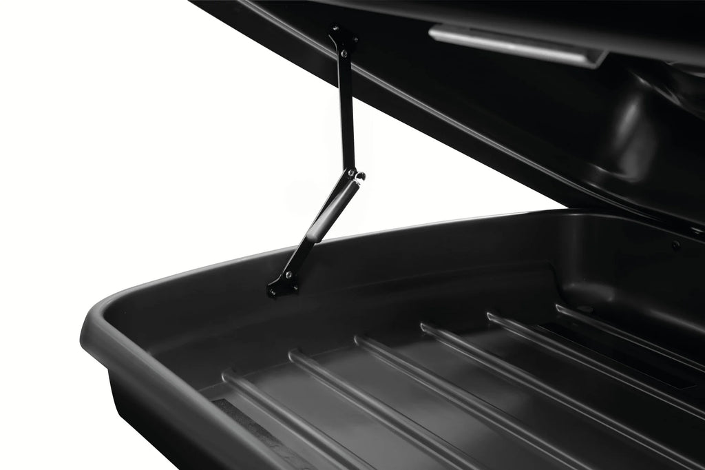 Box 333, box tetto in ABS, 333 litri - Nero goffrato