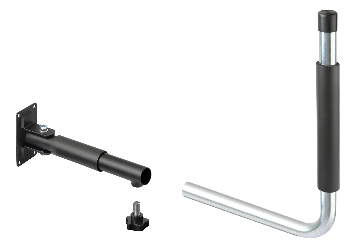 Coppia supporti da parete per box tetto - Tipo 1, laterale