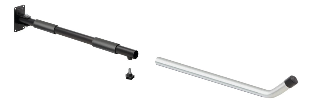 Coppia supporti da parete per box tetto - Tipo 2, orizzontale