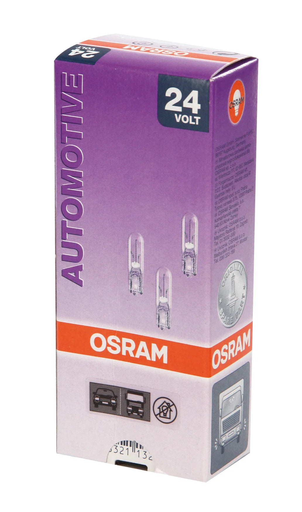 24V Original Line - 1W - W2x4,6d - 1 pz  - Sfuso [Confezione da 10]