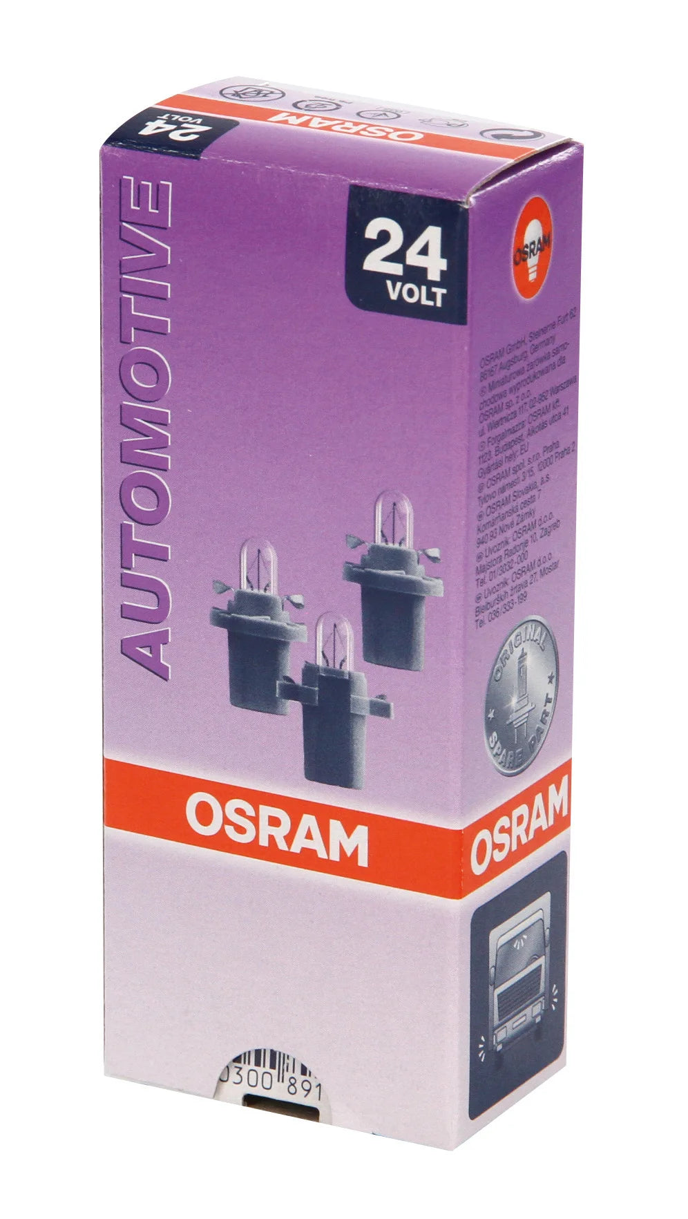 24V Original Line - 1,2W - B8,5d - 1 pz  - Sfuso - Ardesia [Confezione da 10]