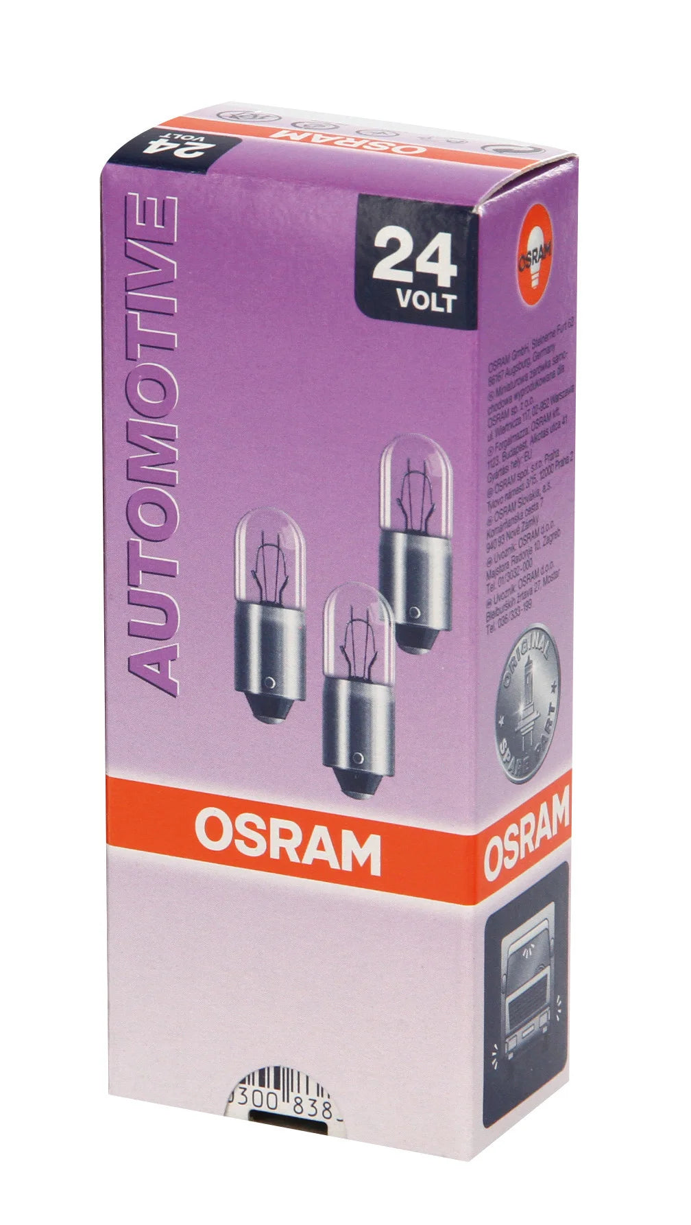 24V Original Line - T4W - 4W - BA9s - 1 pz  - Sfuso [Confezione da 10]