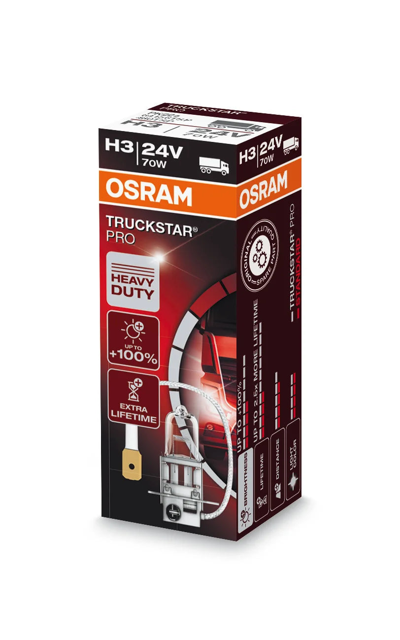 24V Truckstar Pro - H3 - 70W - PK22s - 1 pz  - Scatola