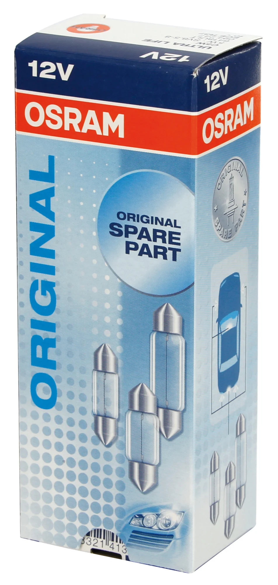 12V Ultra Life - C5W - 11x35 mm - 5W - SV8,5-8 - 1 pz  - Sfuso [Confezione da 10]