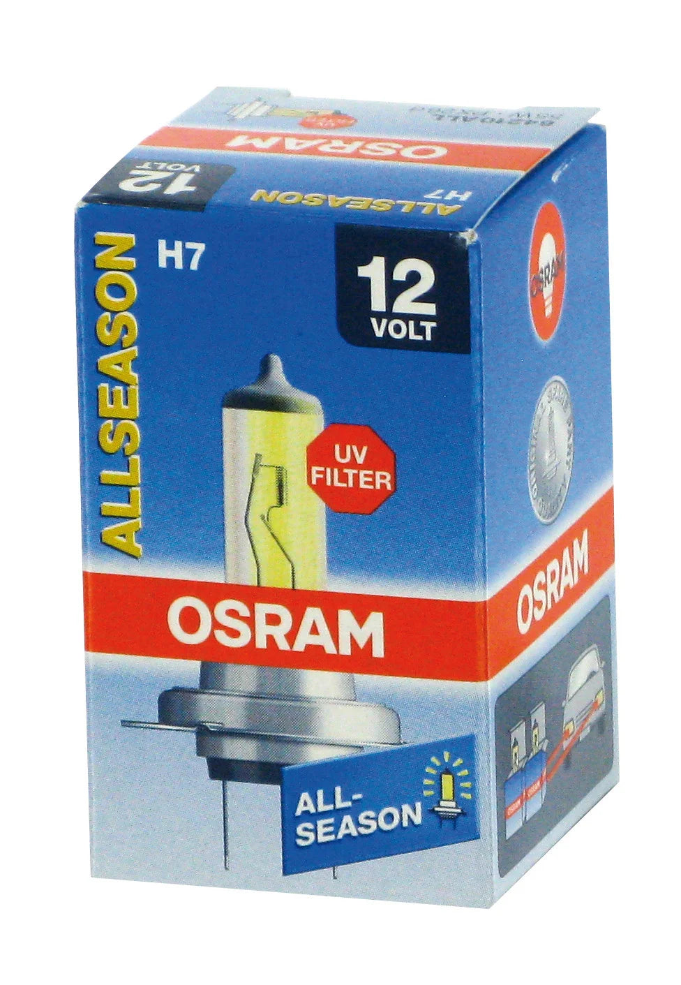 12V All Season - H7 - 55W - PX26d - 1 pz  - Scatola