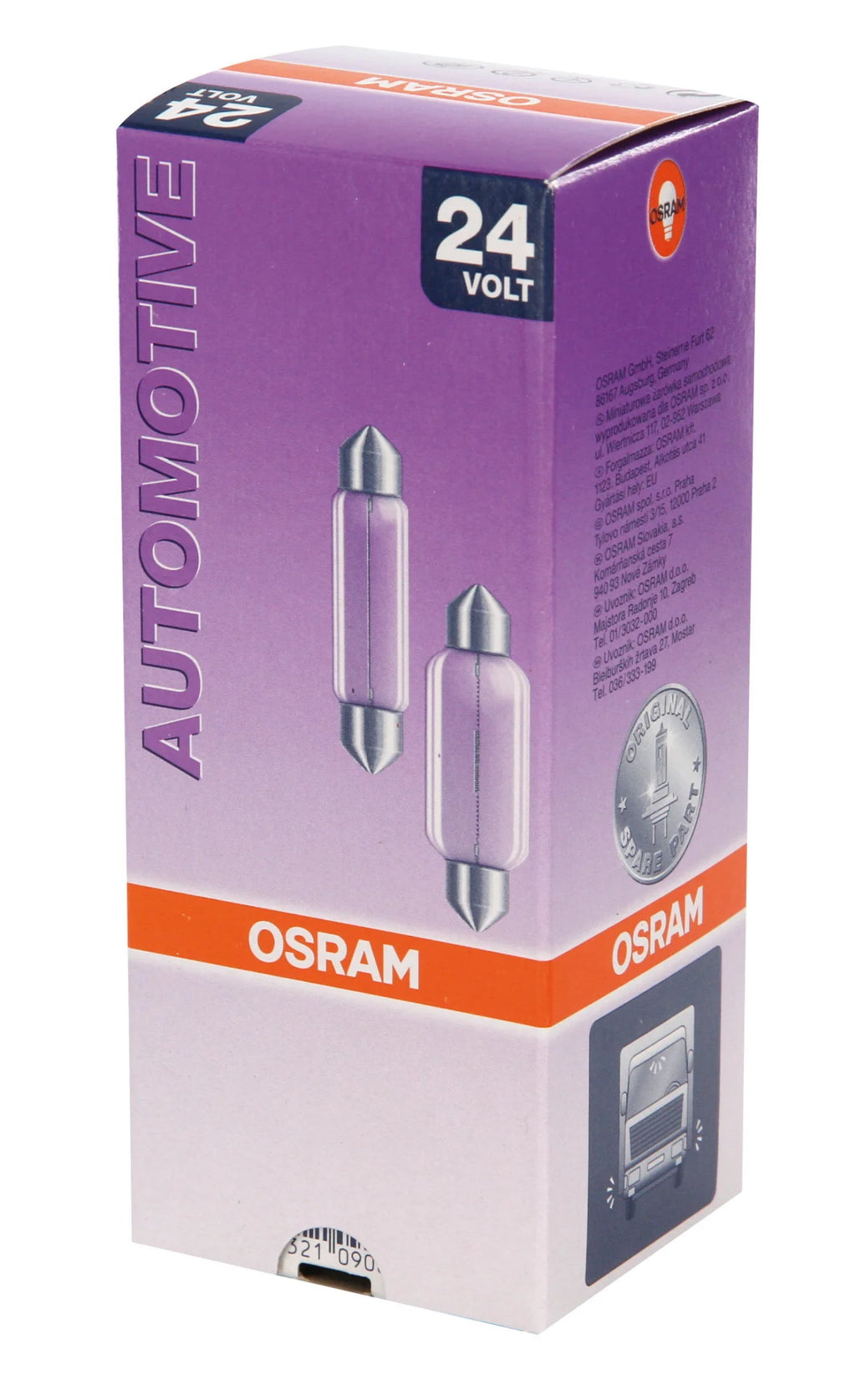 24V Original Line - 11x41 mm - 10W - SV8,5-8 - 1 pz  - Sfuso [Confezione da 10]